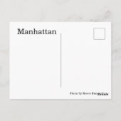 Carte Postale Manhattan (Dos)