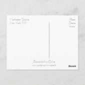 Carte postale Manhattan (Dos)