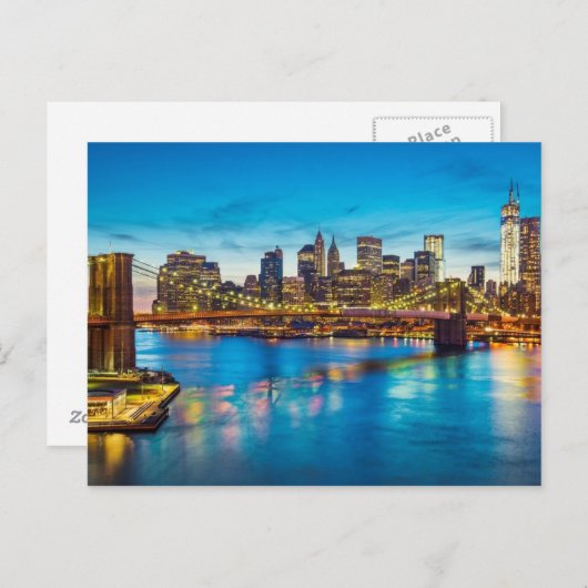 Carte postale Manhattan (Devant / Derrière)