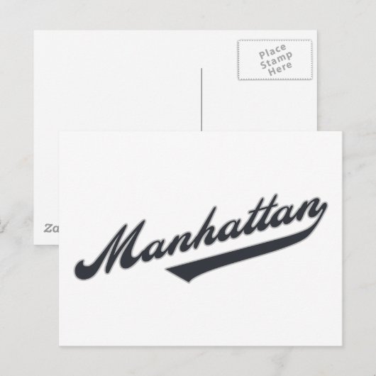 Carte Postale *Manhattan (Devant / Derrière)