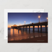 Carte Postale Manhattan Beach Pier (Devant / Derrière)