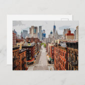 Carte Postale Manhattan City New York (Devant / Derrière)