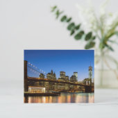 Carte Postale Manhattan et Brooklyn Bridge à Dusk (Debout devant)