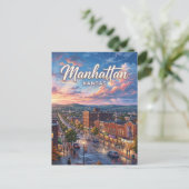 Carte Postale Manhattan Kansas (Debout devant)