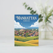 Carte Postale Manhattan Kansas (Debout devant)