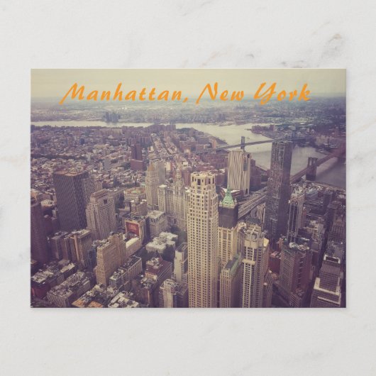 Carte Postale Manhattan Skyline (Devant)