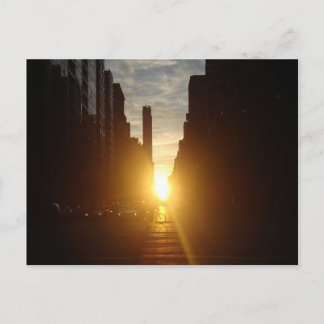 Carte postale Manhattanhenge