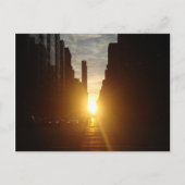 Carte postale Manhattanhenge (Devant)