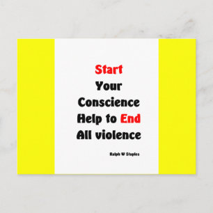 Carte Postale Manifestation contre les armes