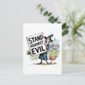 Carte Postale Manifestation de sorcières contre le mal (Debout devant)