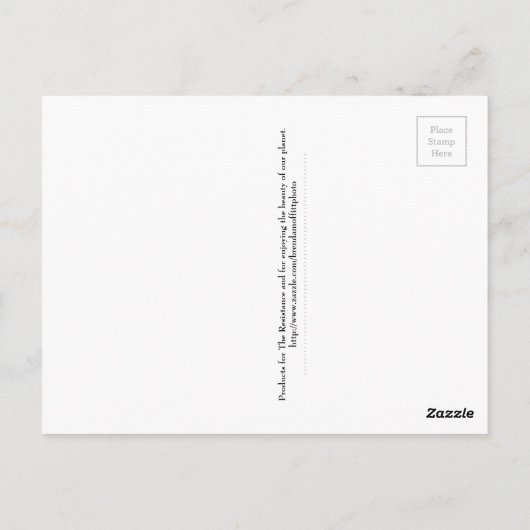 Carte Postale Manifestation Mon propre Dime Propre Temps Déclara (Dos)