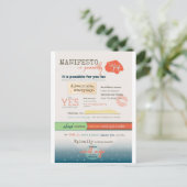 Carte Postale Manifeste inspirant (Debout devant)