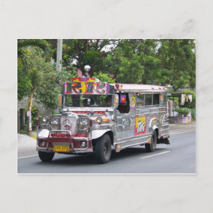 Carte Postale Manille Jeepney