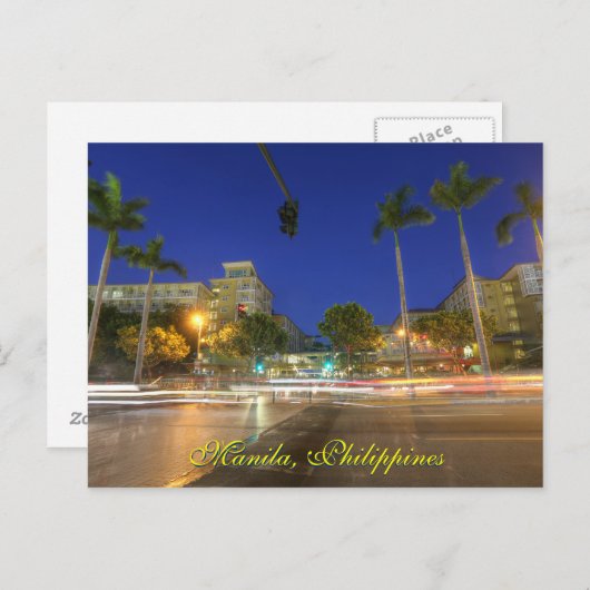 Carte postale Manille, Philippines (Devant / Derrière)