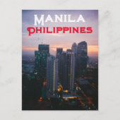 Carte Postale Manille, Philippines (Devant)