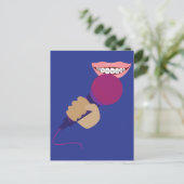 Carte Postale Manipulation de microphone (Debout devant)