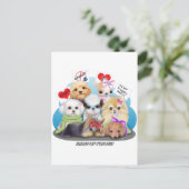 Carte Postale Manisfescence de marionnettes (Debout devant)