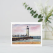 Carte postale Maniste North Pierhead Light (Debout devant)