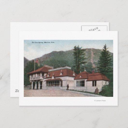 Carte Postale Manitou Springs, CO (Devant / Derrière)