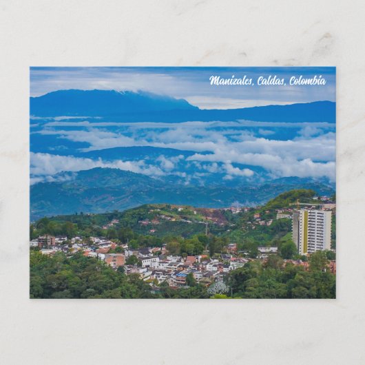 Carte postale Manizales, Caldas, Colombie (Devant)