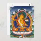 CARTE POSTALE MANJUSHRI TIBET MYTHOLOGIE (Devant / Derrière)