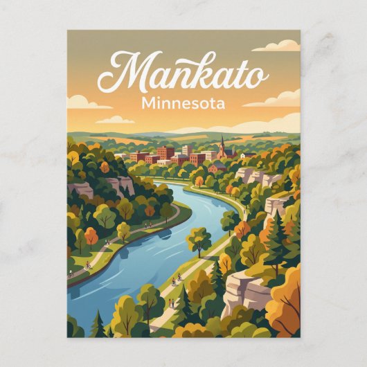 Carte Postale Mankato, Minnesota (Devant)