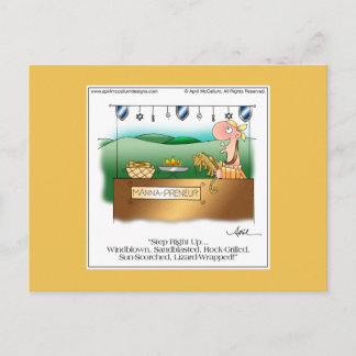 Carte postale MANNA-PRENEUR pour dessin animé par 