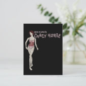 Carte Postale mannequin à cheval fou de sid king (Debout devant)
