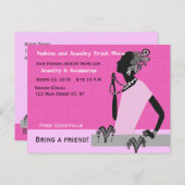 Carte Postale Mannequin de Jewelry Trunk Show Custom (Devant / Derrière)