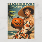 Carte Postale Mannequin de mode Belle Summerween (Devant)