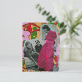 Carte Postale Mannequin de pyjama Lady circa 1939 Collage multi (Debout devant)