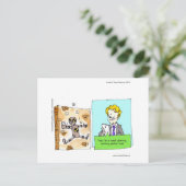 Carte Postale Mannequin de Test de Choc Drôle (Debout devant)