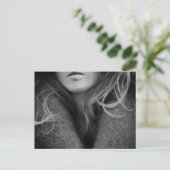 Carte Postale Mannequin en noir et blanc (Debout devant)