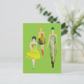 Carte Postale Mannequins de mode (Debout devant)