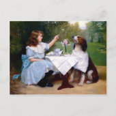 Carte Postale Mannequins de table victorienne pour animal de com (Devant)