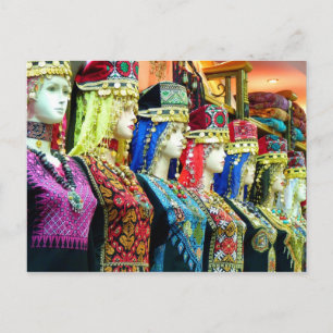 Carte Postale Mannequins en costumes traditionnels, Amman, Jorda