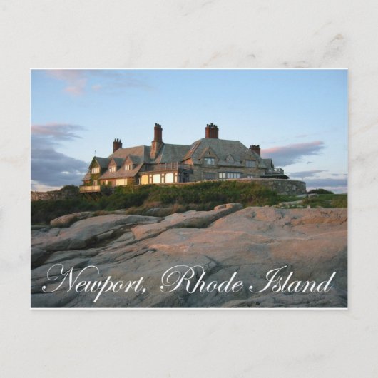 Carte Postale Manoir à Newport (Devant)