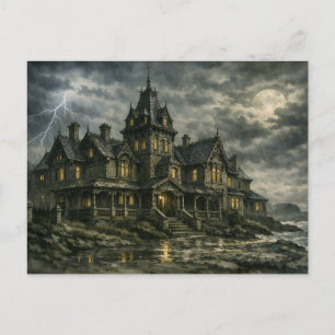 Carte Postale Manoir victorien par BurnsInHell