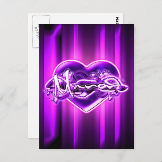 Carte Postale Manon (Devant / Derrière)