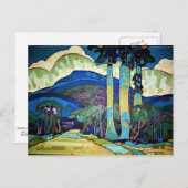 Carte Postale Manookian - Paysage hawaïen (Devant / Derrière)