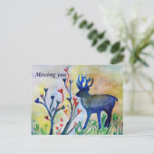 Carte postale manquante (Debout devant)