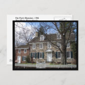 Carte Postale Mansion coloniale (Devant / Derrière)