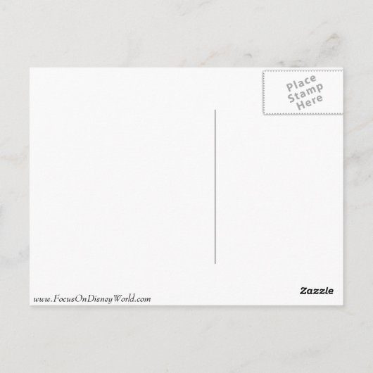 Carte Postale Mansion hantée (Dos)