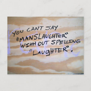 Carte Postale Manslaughter