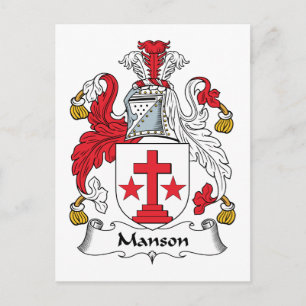 Carte Postale Manson Family Crest