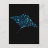 Carte postale Manta Ray (Devant)