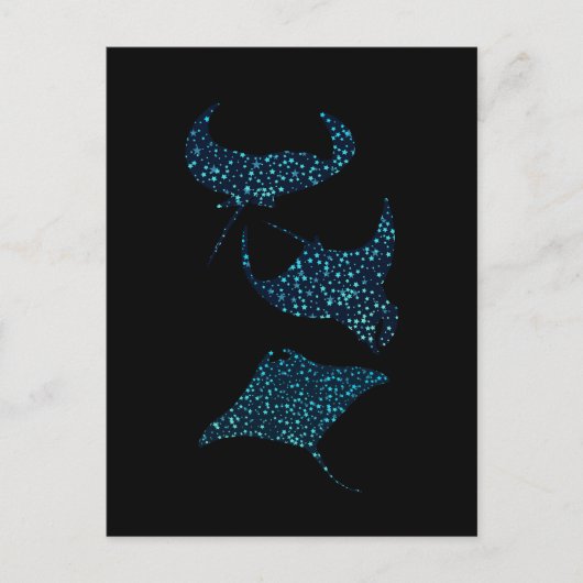Carte postale Manta Ray (Devant)
