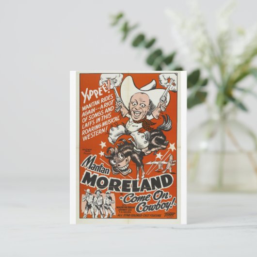 CARTE POSTALE MANTAN MORELAND (Debout devant)