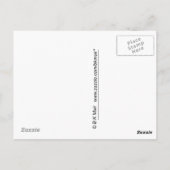Carte postale - Mante religieuse (Dos)