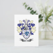 Carte Postale Manteau de crête de famille de Lyon des bras (Debout devant)